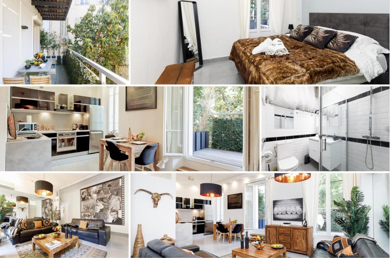 Le Cocon Des Artistes - Coeur De Cannes - Spacieux - Terrasse - Clim Bagian luar foto