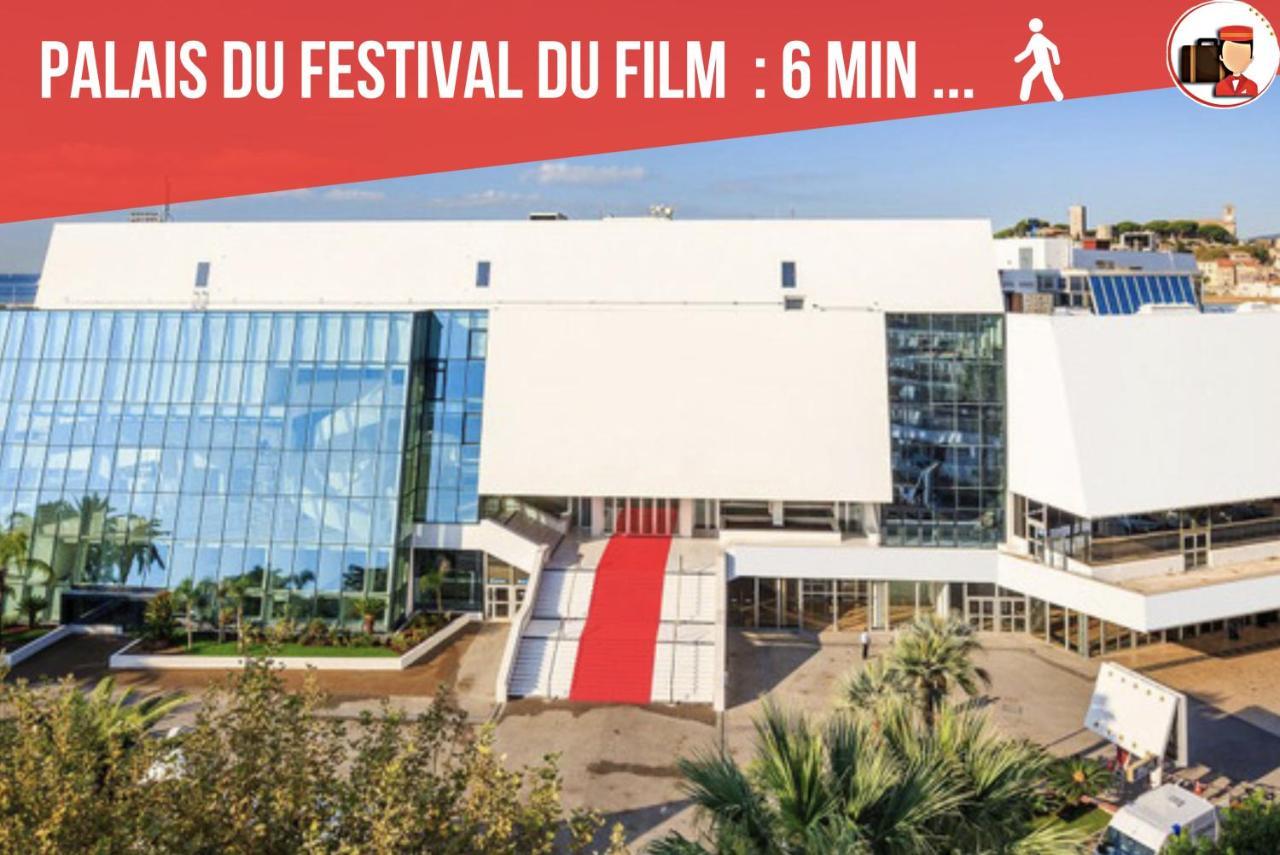 Le Cocon Des Artistes - Coeur De Cannes - Spacieux - Terrasse - Clim Bagian luar foto